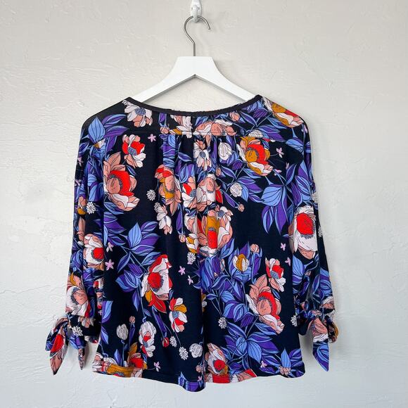 Free People Keepin' On Floral Blouse Extra Small - Picture 5 of 6